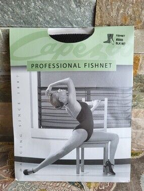 Capezio Professional Fishnet Tights - Black